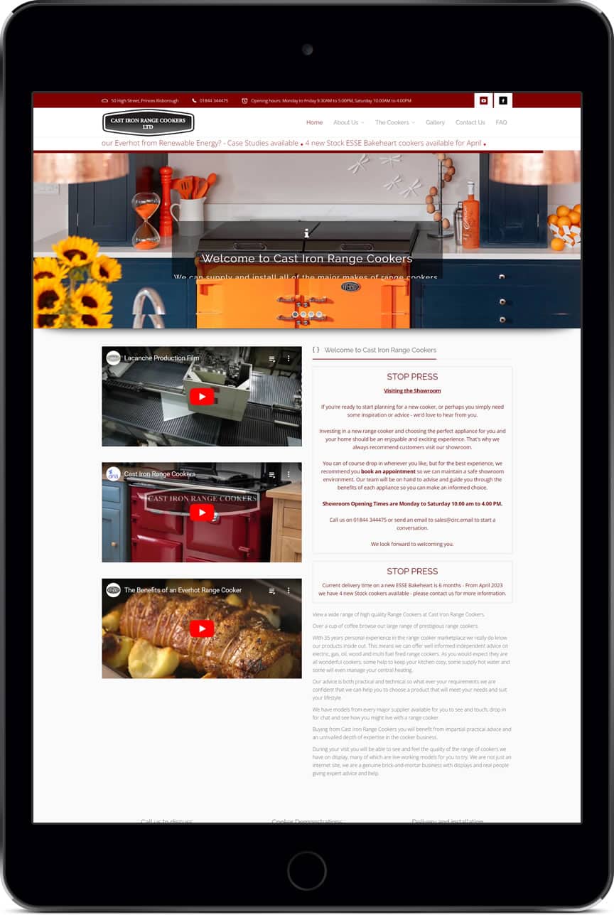 Professional website designer for Buckinghamshire companies