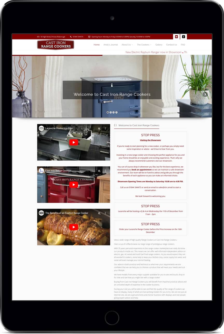 Website design in Thame